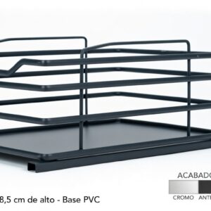 Extraíble verdulero cromo/antracita