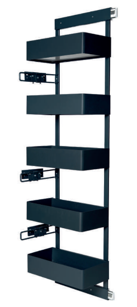 Extraíble columna despensero antracita premium - Imagen 4