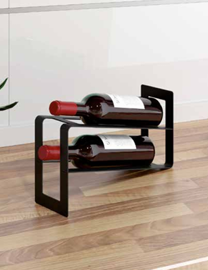 Portabotellas de vino vertical